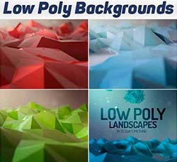 低多边形立体背景模板：Low Poly Backgrounds